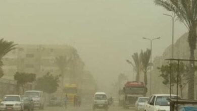 موجه حارة و أتربه تغزو القاهرة و المحافظات