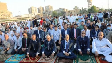 صلاة عيد الاضحي بالمنيا 