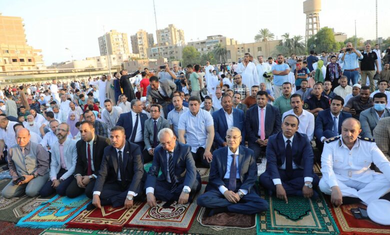 صلاة عيد الاضحي بالمنيا