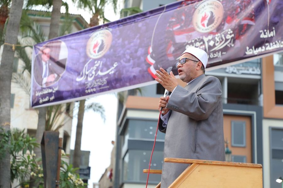 صلاة عيد الاضحي بدمياط
