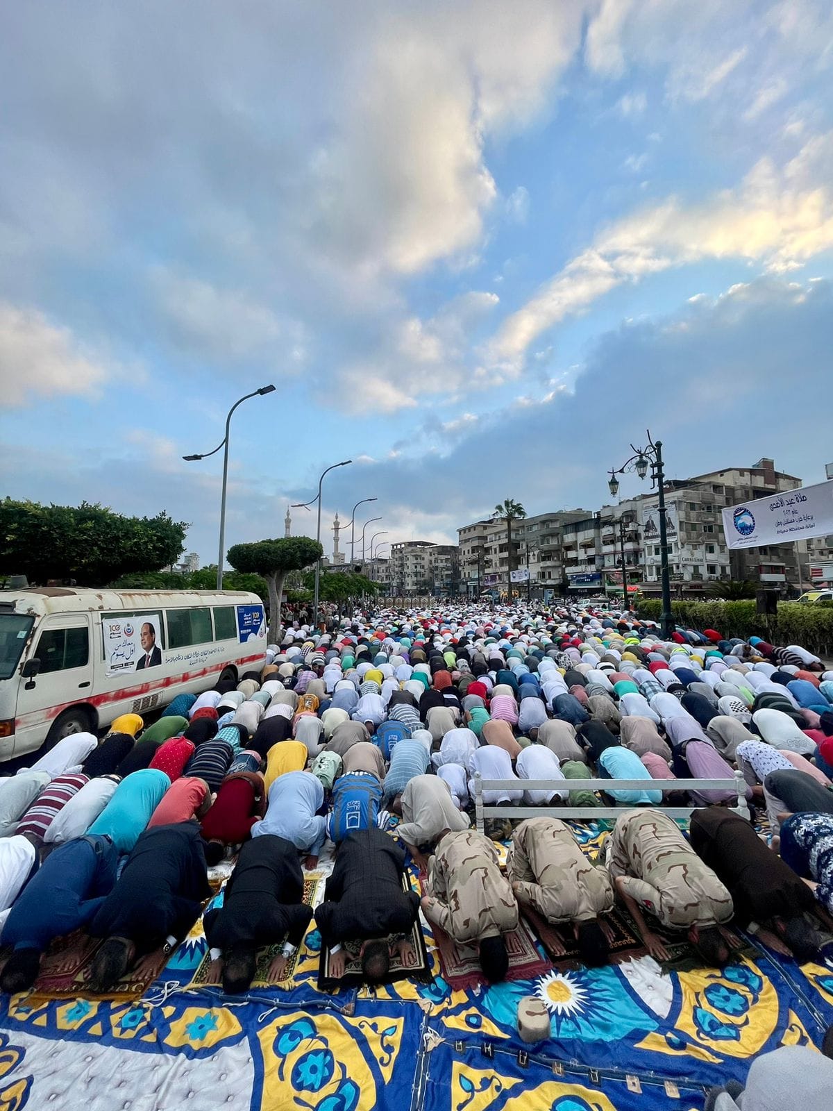 صلاة عيد الاضحي بدمياط
