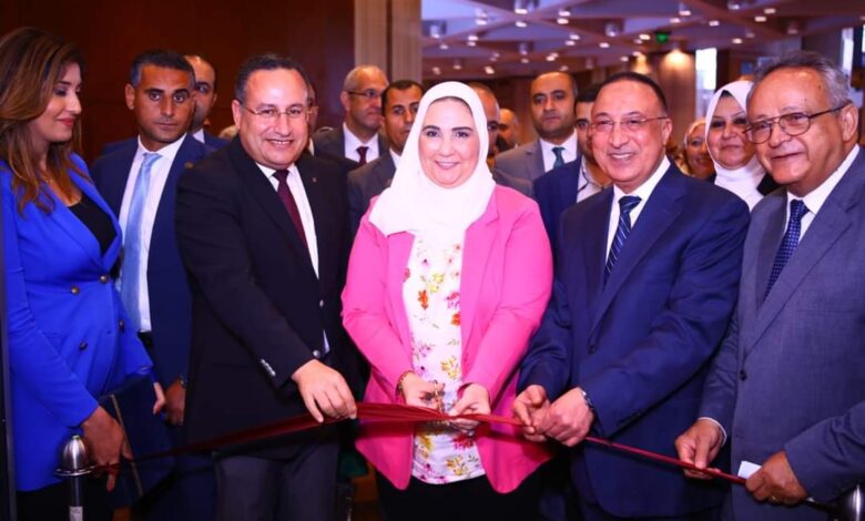 وزيرة التضامن تفتتح مؤتمر المجتمع المدني بمكتبة الإسكندرية