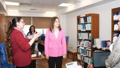 وزيرة التخطيط تتفقد مبنى المعهد القومي للحوكمة