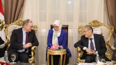 محافظ المنيا يستقبل سفير الاتحاد الأوروبي ويشيد بالتعاون بين الجانبين