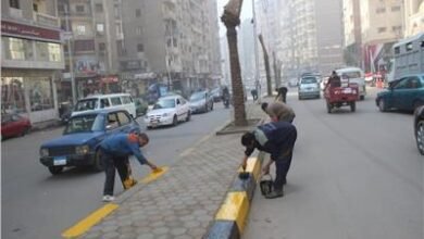 التنمية المحلية تتابع اعمال النظافة