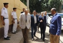 محافظ المنيا يتفقد لجان امتحانات الثانوية العامة