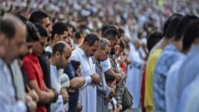موعد صلاة عيد الأضحى 2023 في محافظة الجيزة 