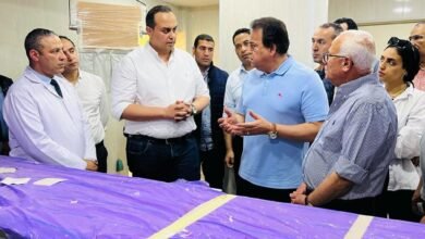 وزير الصحة يتفقد مستشفى السلام ببورسعيد