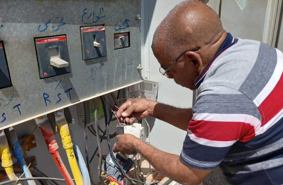 الابلاغ عن اعطال الكهرباء في محافظة الجيزة