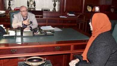 مناقشة حل مشاكل المرأة بمحافظة بني سويف   