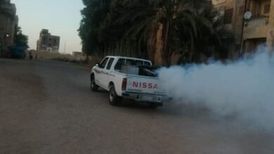 تنفيذ برنامج مكافحة البعوض والحشرات بمدينة سفاجا