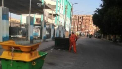 تكثيف حملات النظافة بمحافظة المنيا 