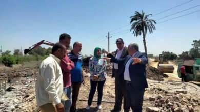 تسريع وتيرة العمل بمشروعات بني سويف   