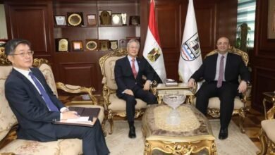 محافظ بني سويف يستقبل سفير كوريا الجنوبية