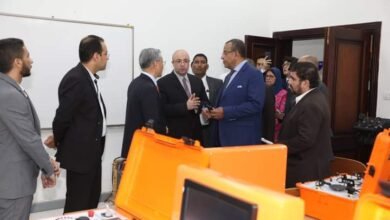 محافظ بني سويف وسفير كوريا الجنوبية يتفقدان الجامعة التكنولوجية  