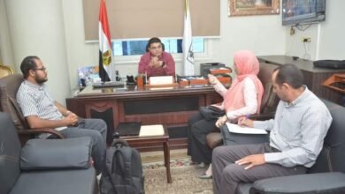 نائب المحافظ عاصم سلامة يناقش موقف استلام المشروعات المنفذة ضمن حياة كريمة 