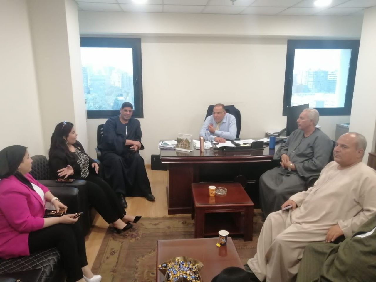 تكريم مدير البنك الزراعي