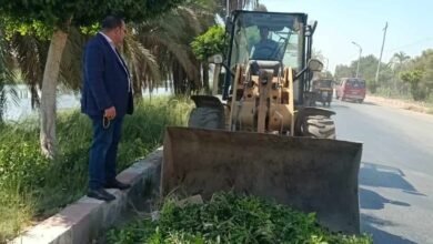 حملات مكثفة لدعم الانارة و تمهيد الطرق في المنيا