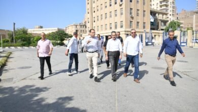 محافظ الغربية يتقفد تطوير شركه غزل المحلة