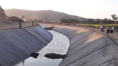 مشروع تبطين الترع