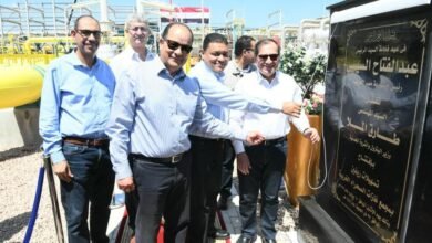 افتتاح مشروع ربط غازات حقل ريفين
