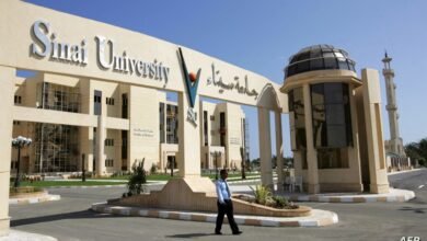 تنسيق كلية الهندسة في جامعة سيناء بفرعيها 2023 