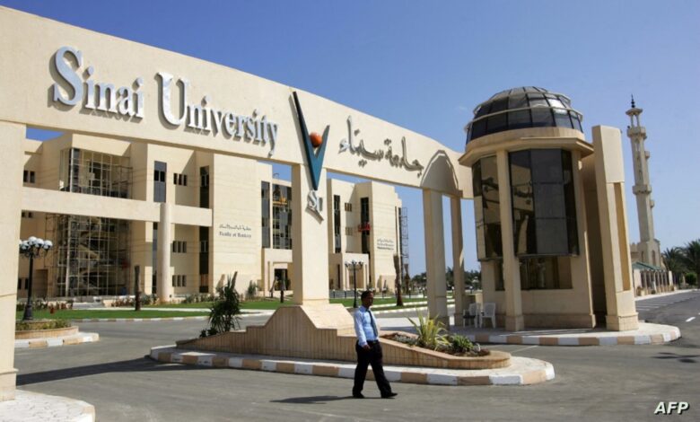 تنسيق كلية الهندسة في جامعة سيناء بفرعيها 2023