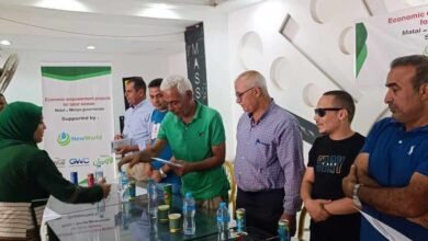 توزيع مشاريع تنموية ورؤوس ماشية