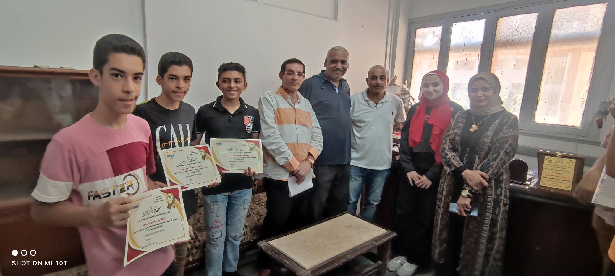 تكريم 4 طلاب من أبناء المنيا