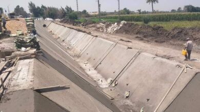 تبطين الترع