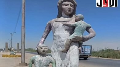 أبو شنب وسيدة تحمل رضيع.. تماثيل تُزين قرية الكفور بمطاي