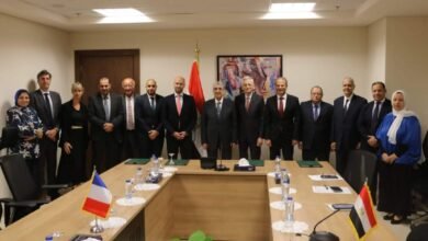 وزير الكهرباء و الطاقة المتجددة يبحث مع سفير فرنسا لشركة إى دى إف
