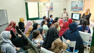 توقيع الكشف الطبي المجانى على 1959 حالة خلال قافلة علاجية بقرية نزلة طحا في سمالوط