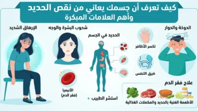 كيف تعرف أن جسمك يعاني من نقص الحديد وأهم العلامات المبكرة؟