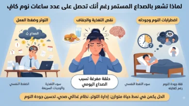 لماذا تشعر بالصداع المستمر رغم أنك تحصل على عدد ساعات نوم كافٍ؟